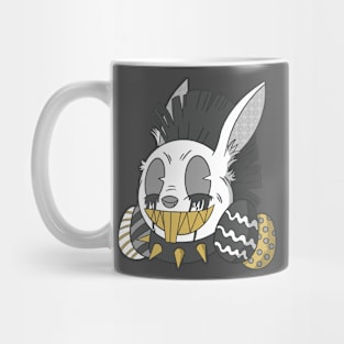 Old School Punk Easter Bunny Mug